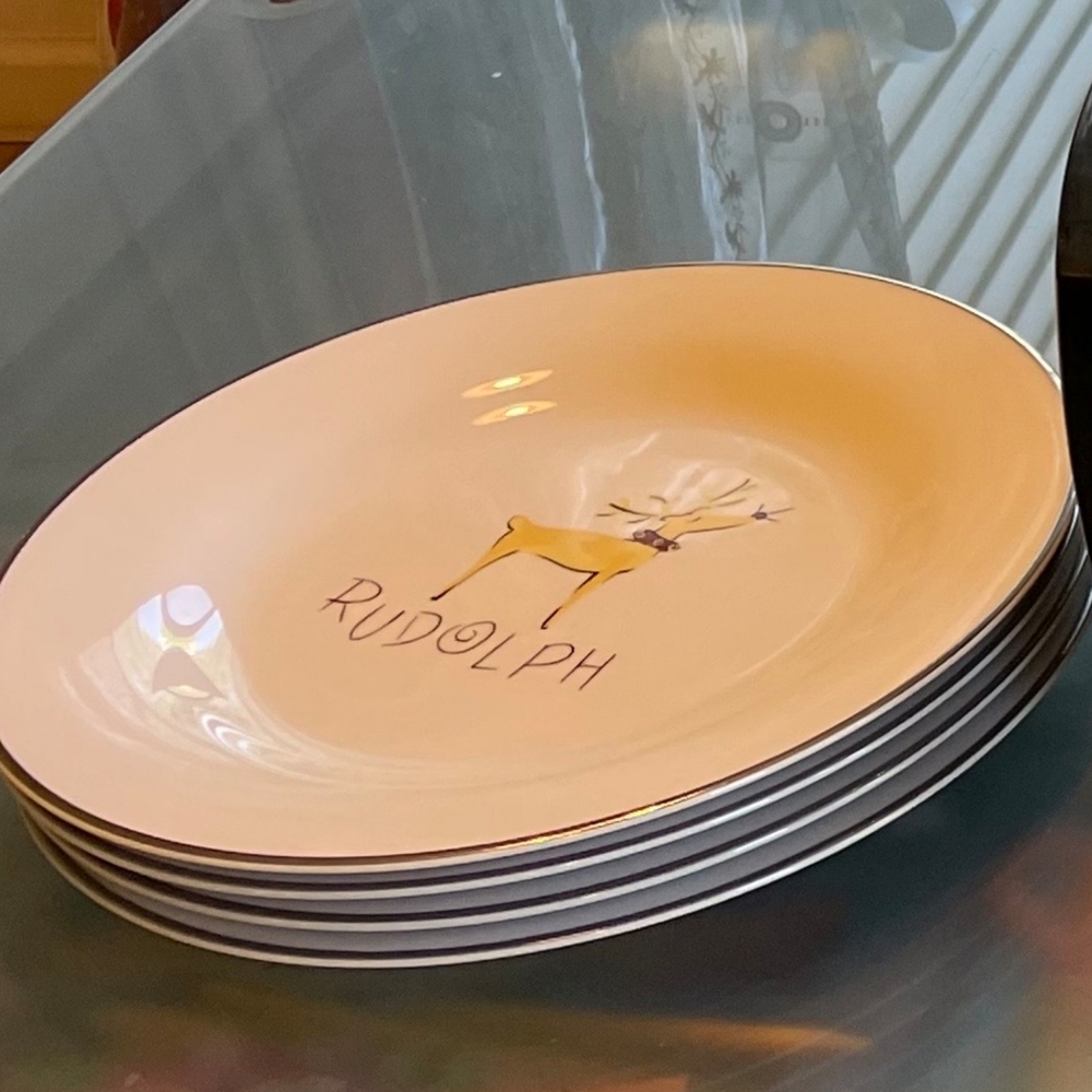 Pottery barn plates set of 4